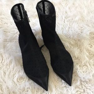 Zara Polka Dot Boots